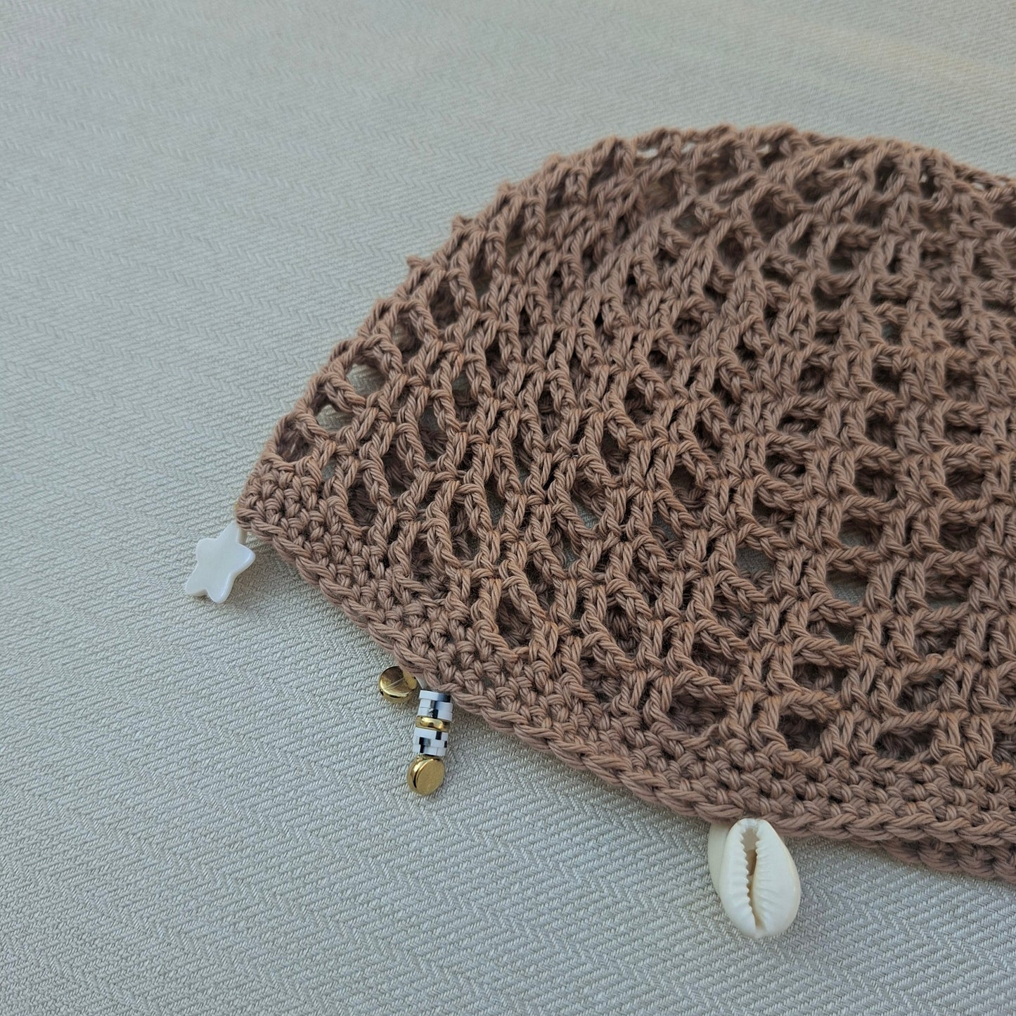 Knit hat - brown