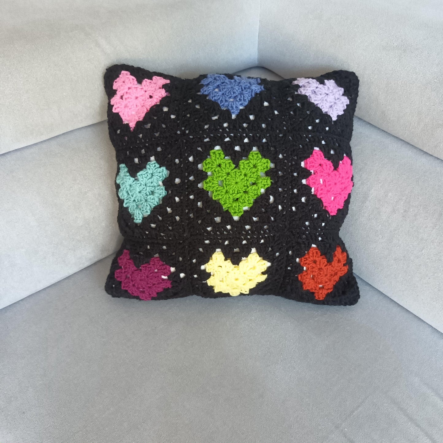 Crochet Pattern Granny Square Heart – PDF Crochet Pattern