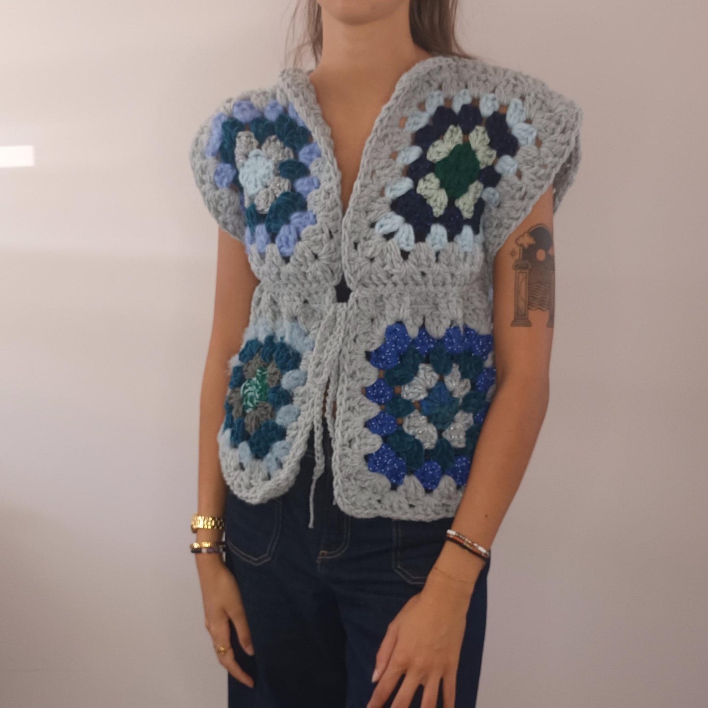 XXL Granny Square Cardigan Crochet Pattern – PDF Crochet Pattern