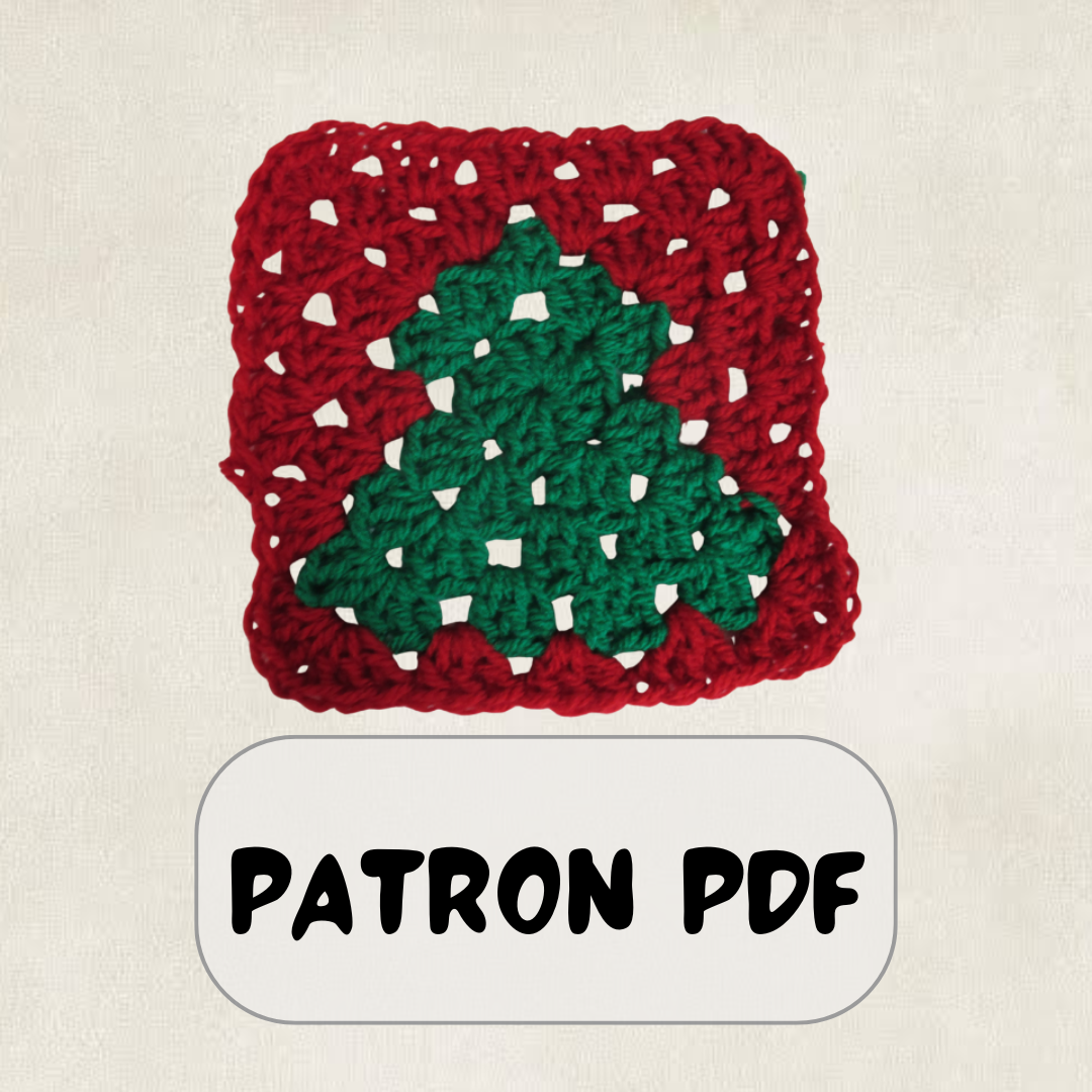 Crochet Granny Square Christmas Tree Pattern – PDF Crochet Pattern