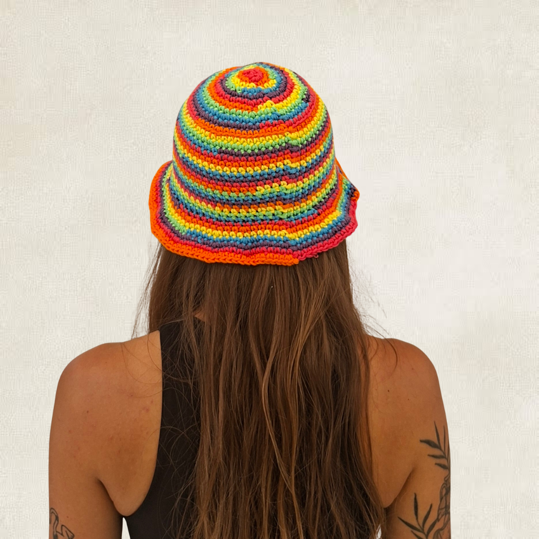 Bob rayé multicolore