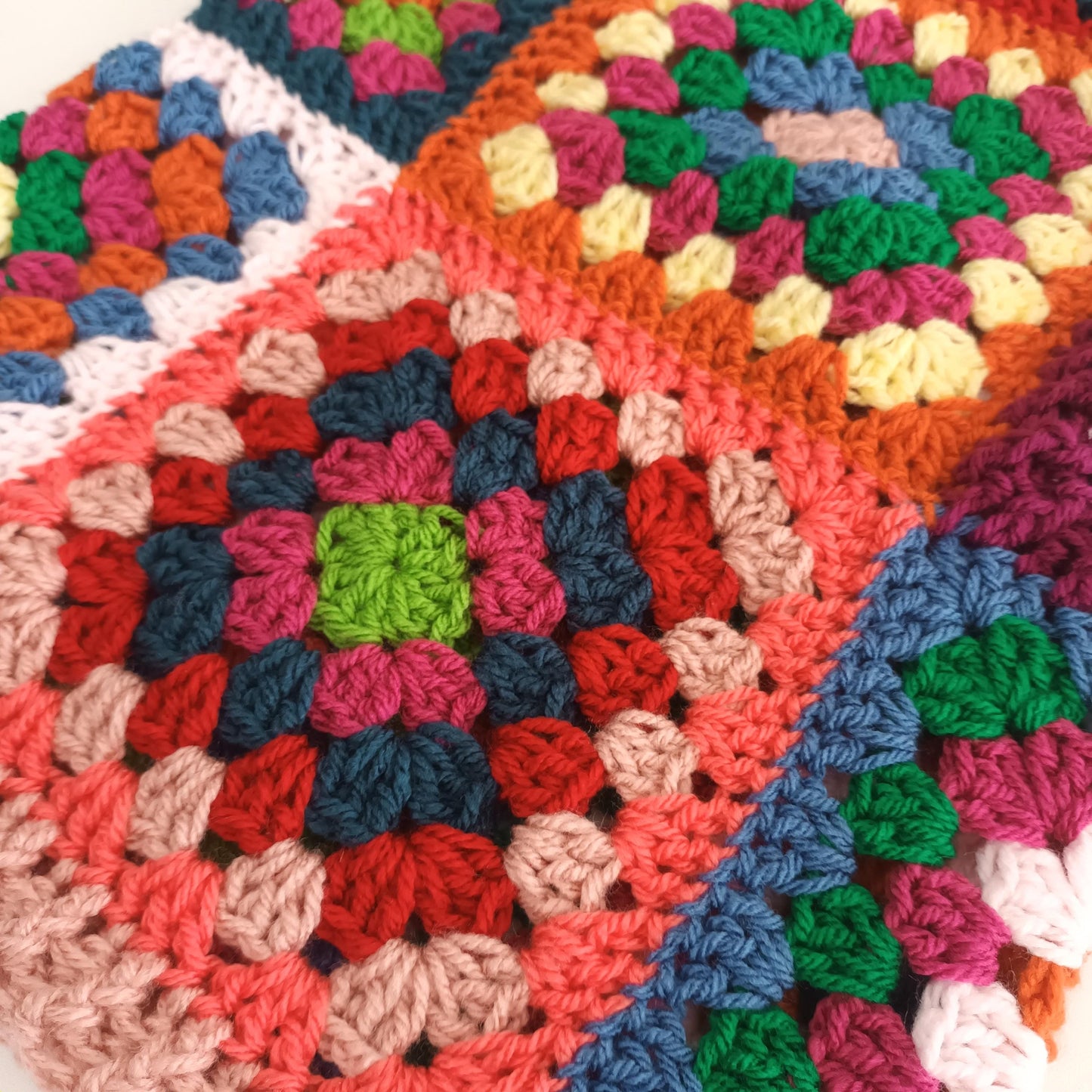 Crochet Pattern Multicolored Granny Square Balaclava – PDF Crochet Pattern