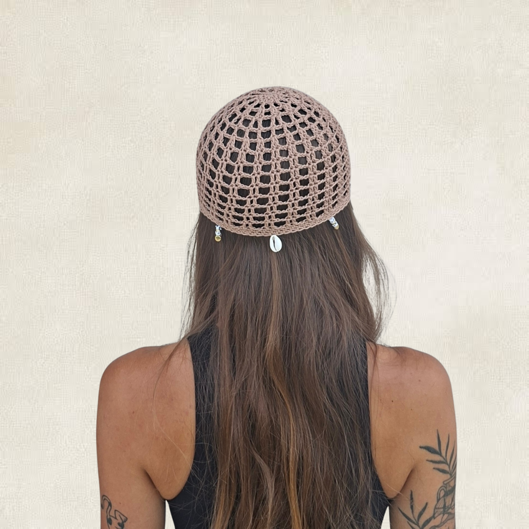 Modèle Crochet Bonnet Résille – Patron PDF Chapeau d'Été Crochet