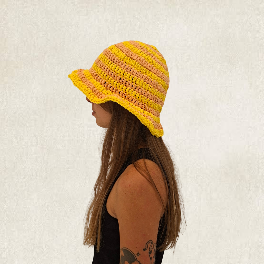 Bob rayé multicolore