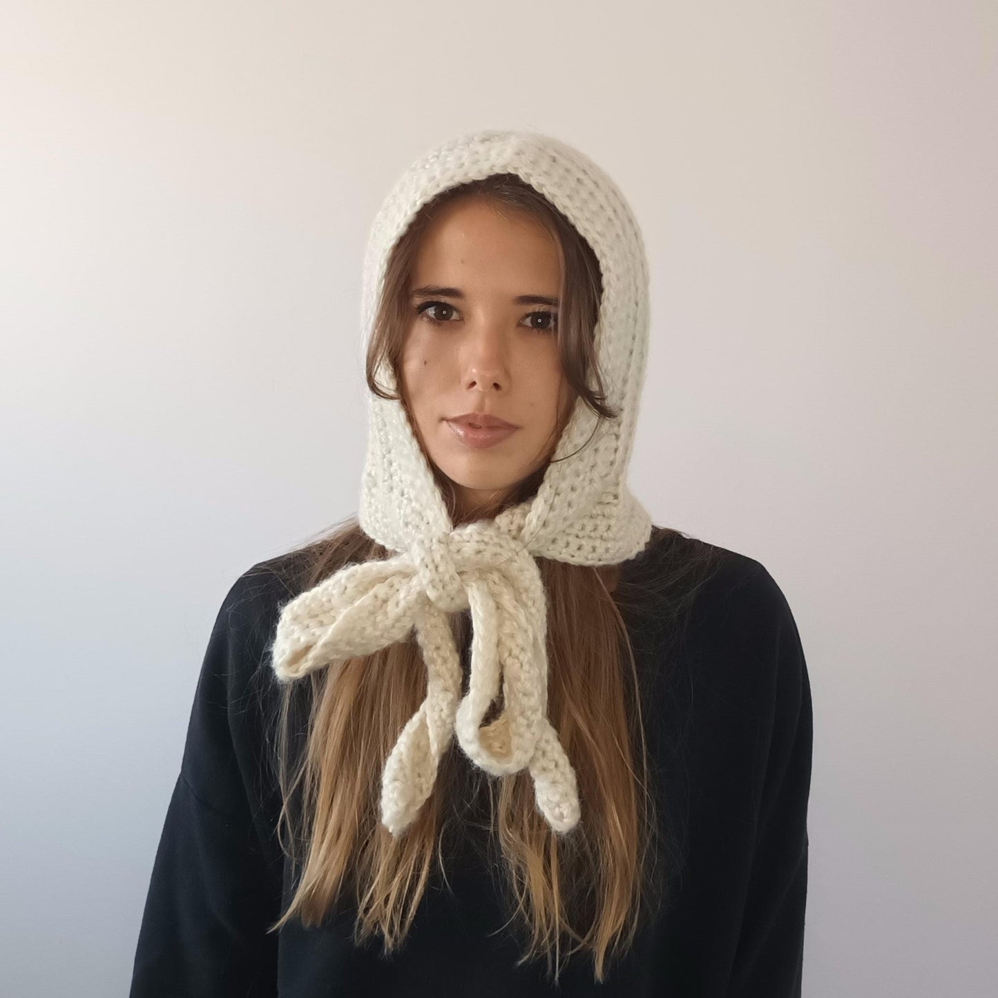 Modèle Crochet Cagoule à nouer – Patron PDF Crochet