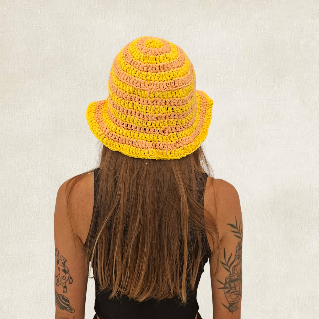 Bob rayé multicolore