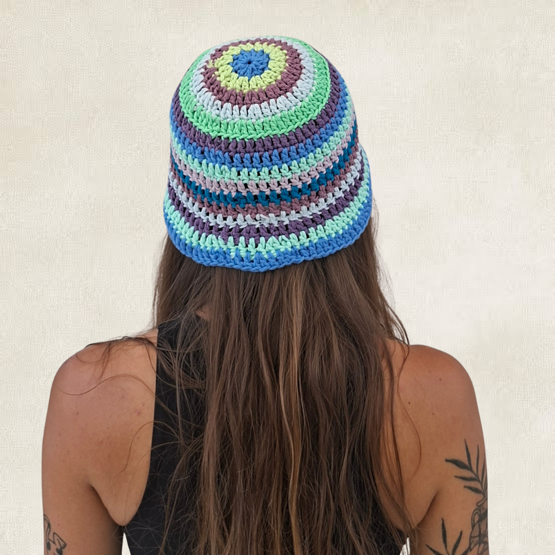 Bob rayé multicolore