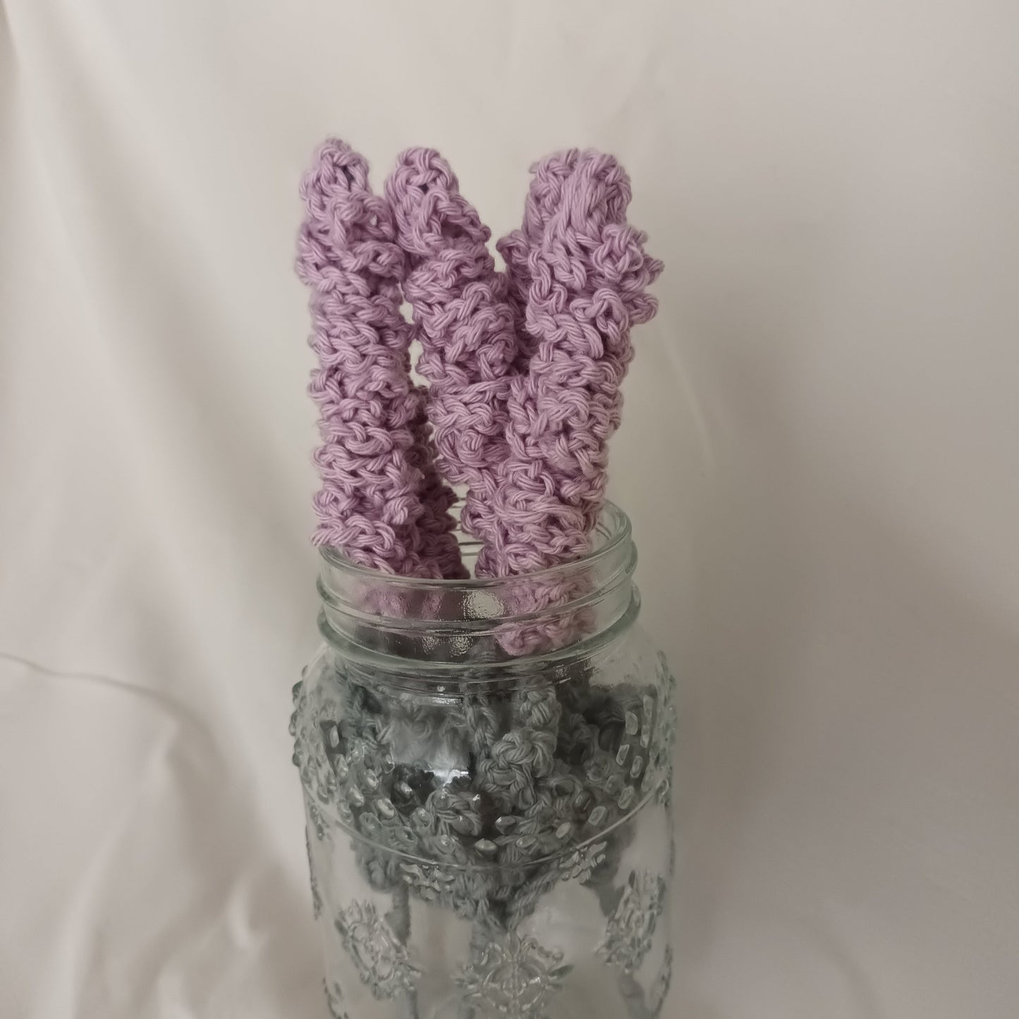 Crochet lavender bouquet + Essential oil perfume