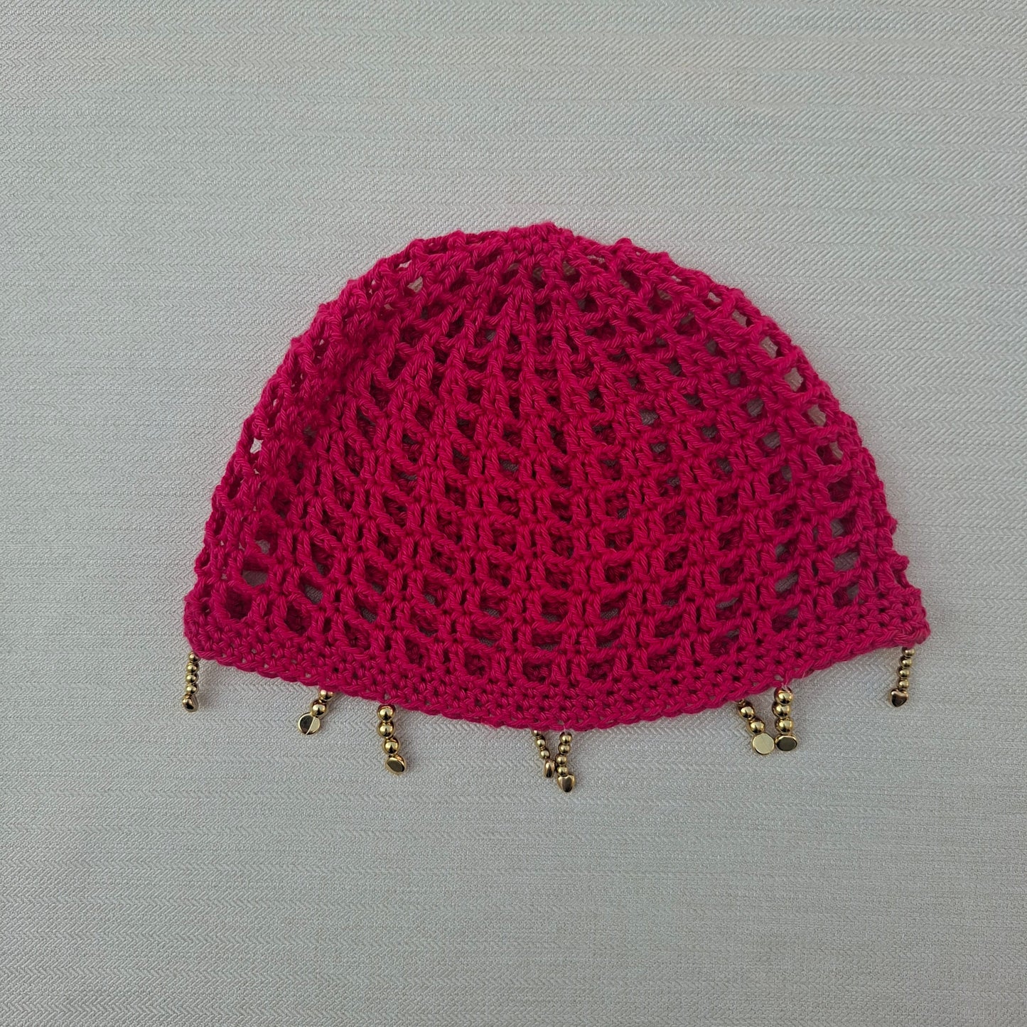 Knit beanie - pink