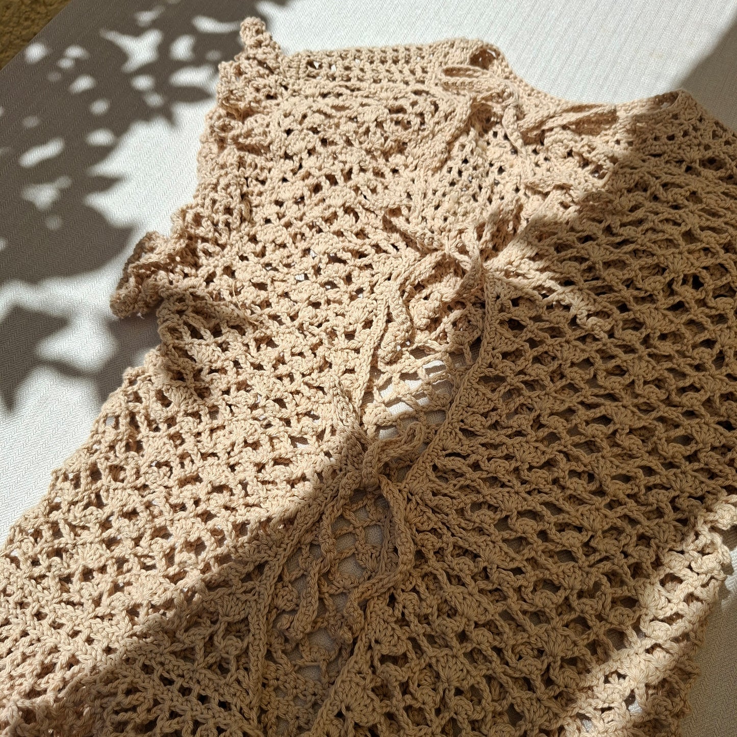Haut bohème dentelle en crochet