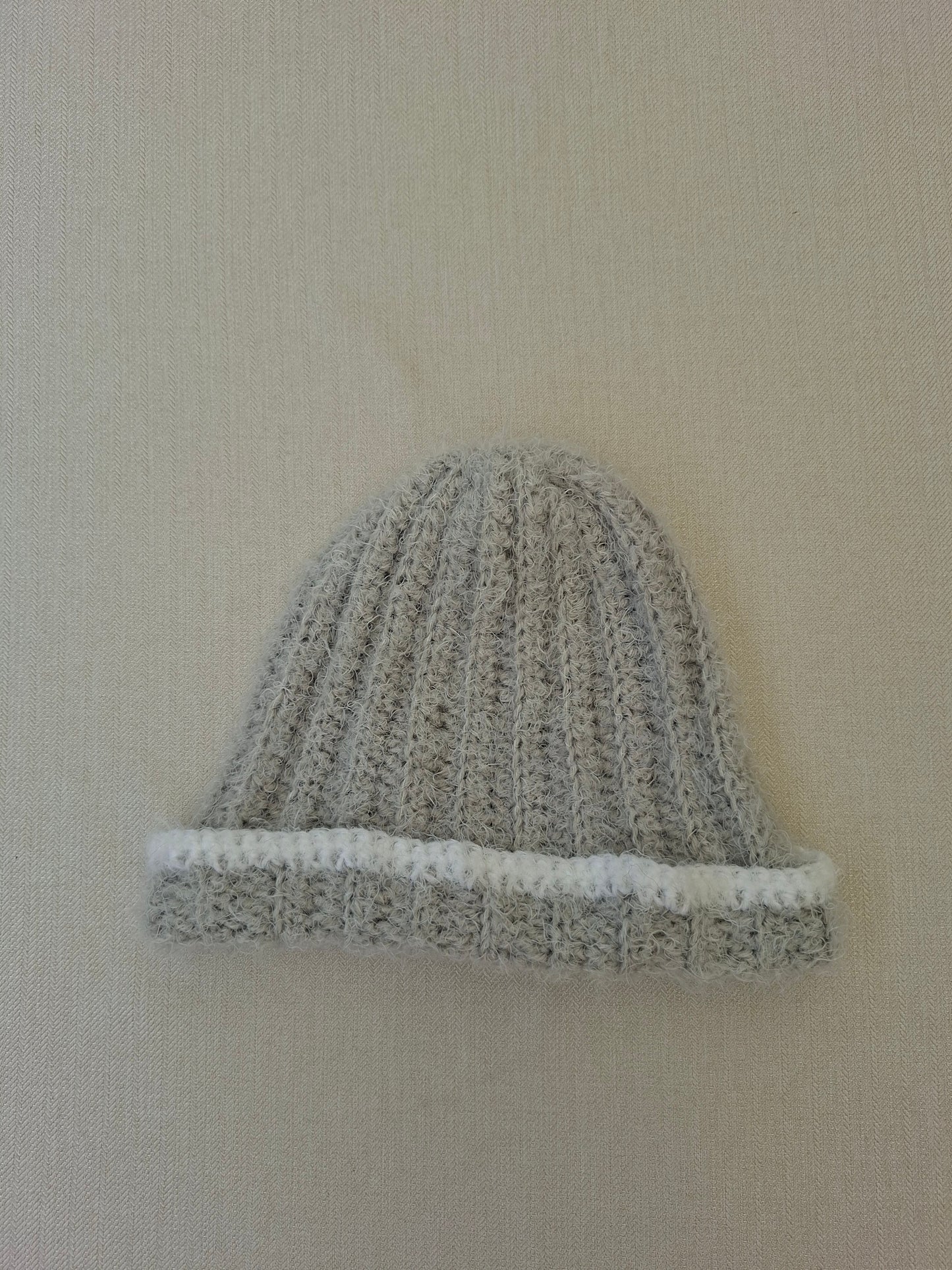 Crochet grey hat