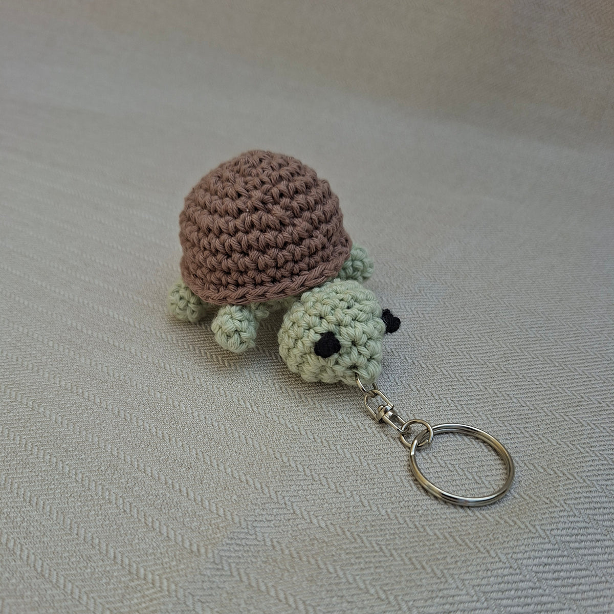 Porte-clés Tortue en crochet