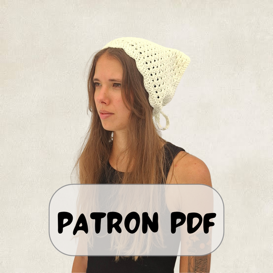 Crochet Bandana Pattern – PDF Crochet Pattern