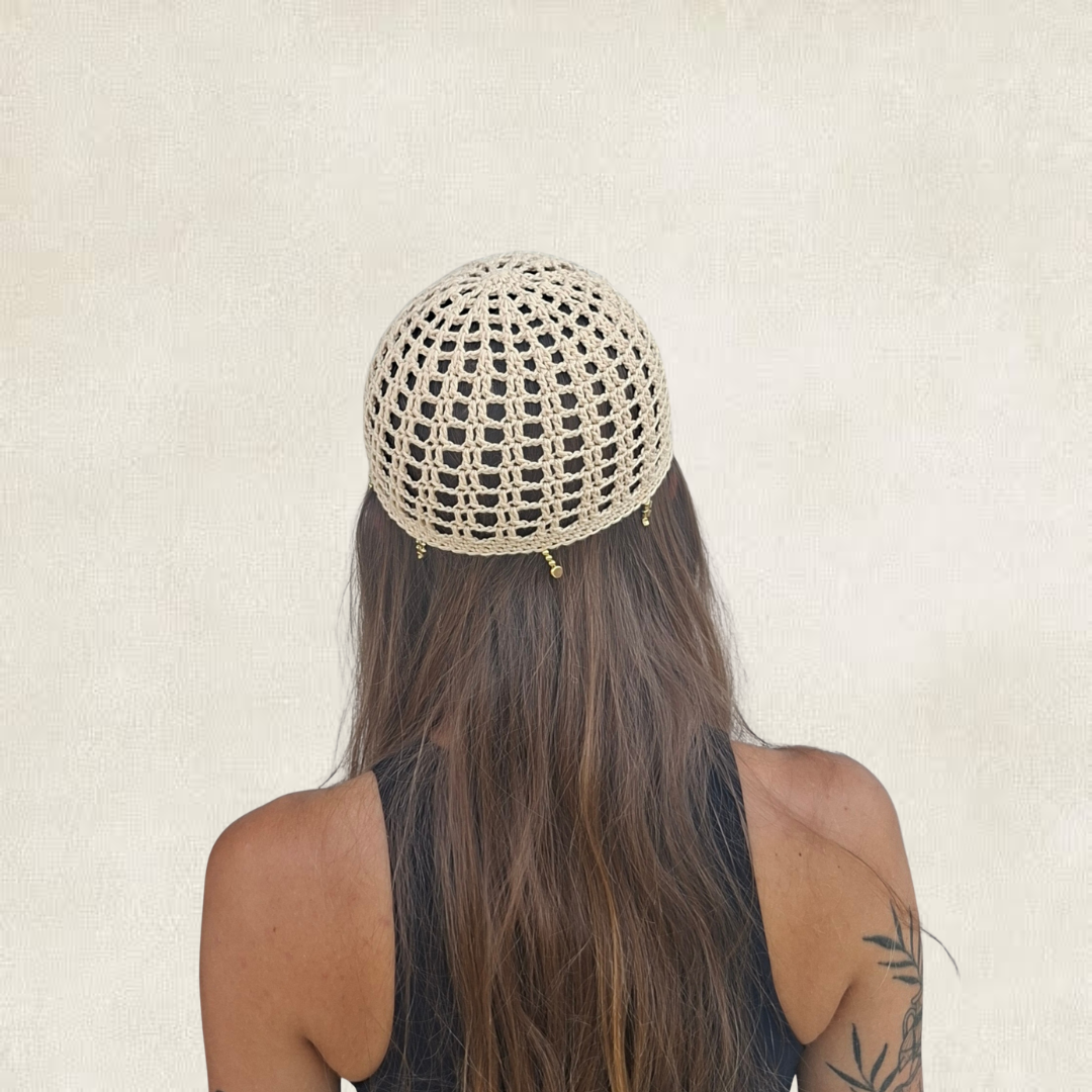 Modèle Crochet Bonnet Résille – Patron PDF Chapeau d'Été Crochet