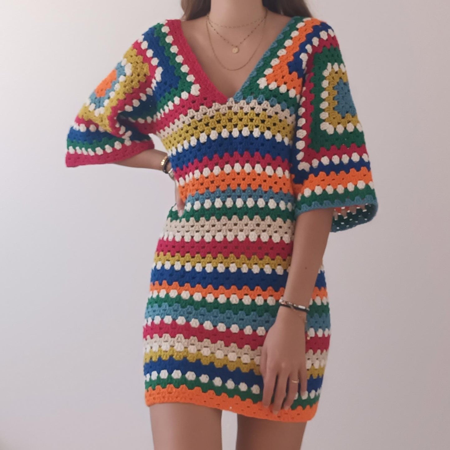Crochet Pattern Bohemian Summer Dress – PDF Crochet Pattern
