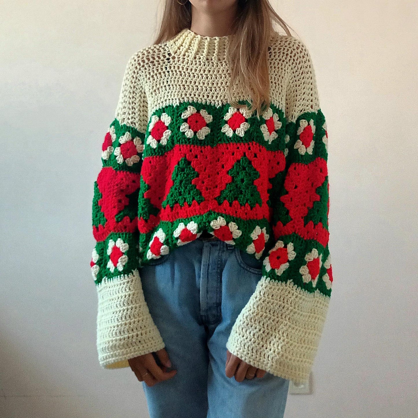 Crochet Granny Square Christmas Tree Pattern – PDF Crochet Pattern