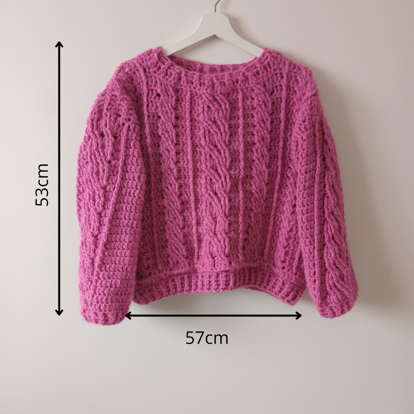 Modèle Crochet Pull torsadé – Patron PDF Crochet