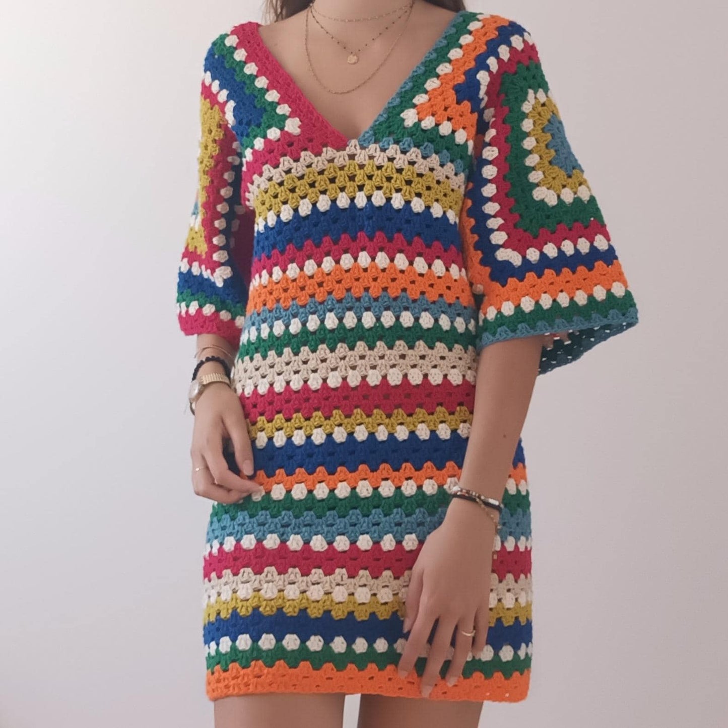 Crochet Pattern Bohemian Summer Dress – PDF Crochet Pattern
