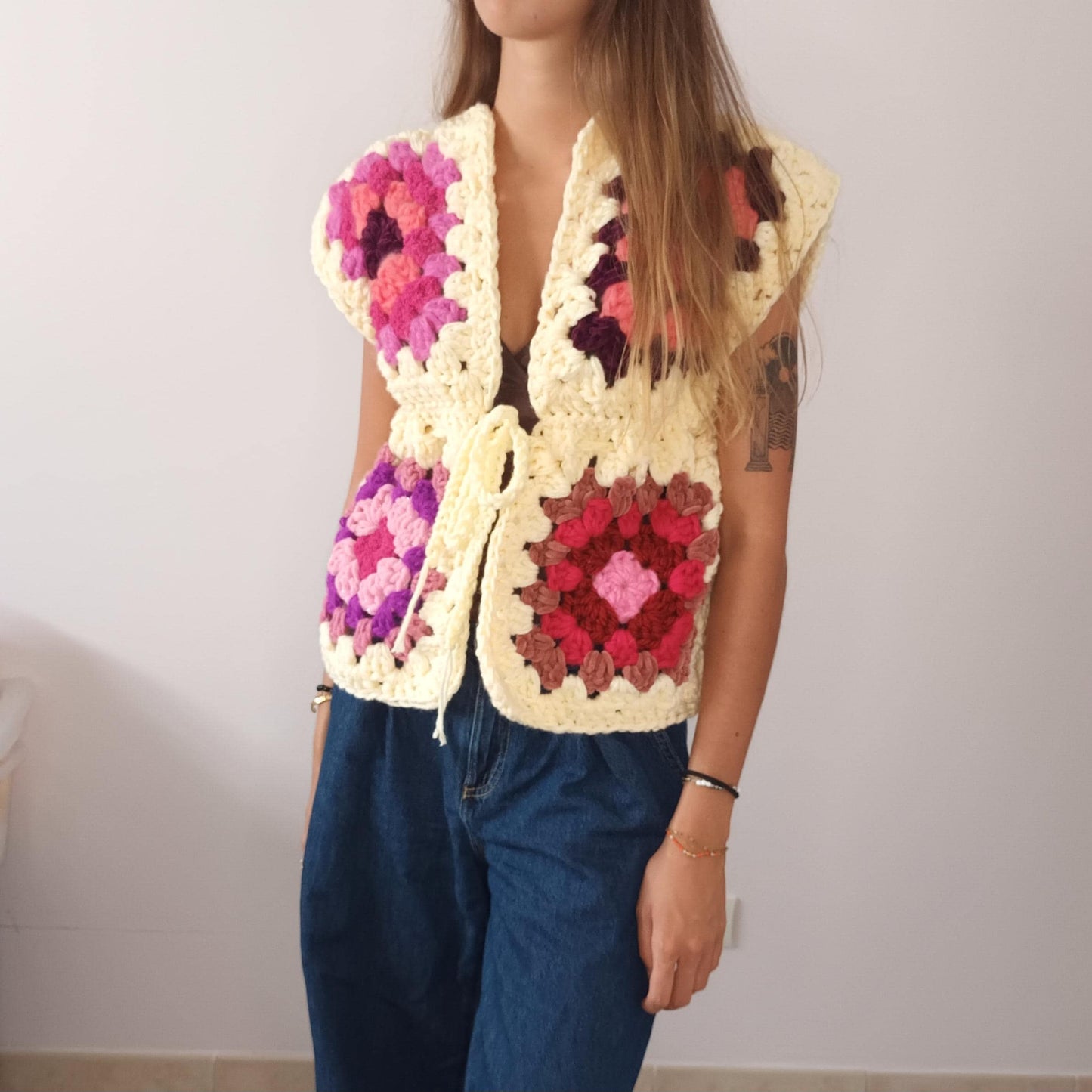 XXL Granny Square Cardigan Crochet Pattern – PDF Crochet Pattern