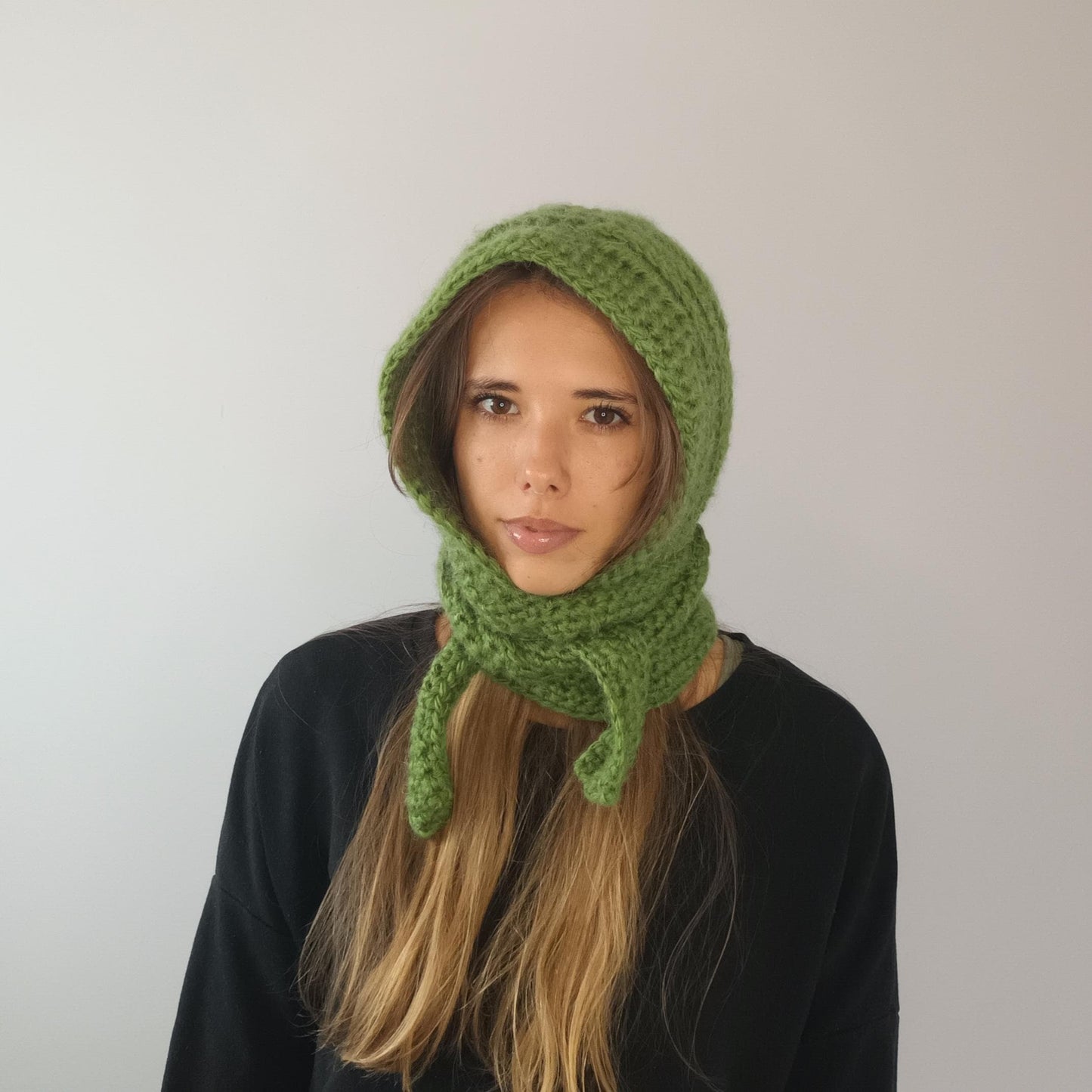 Modèle Crochet Cagoule à nouer – Patron PDF Crochet