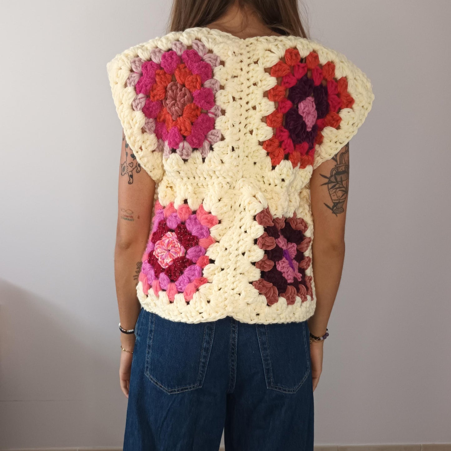 XXL Granny Square Cardigan Crochet Pattern – PDF Crochet Pattern