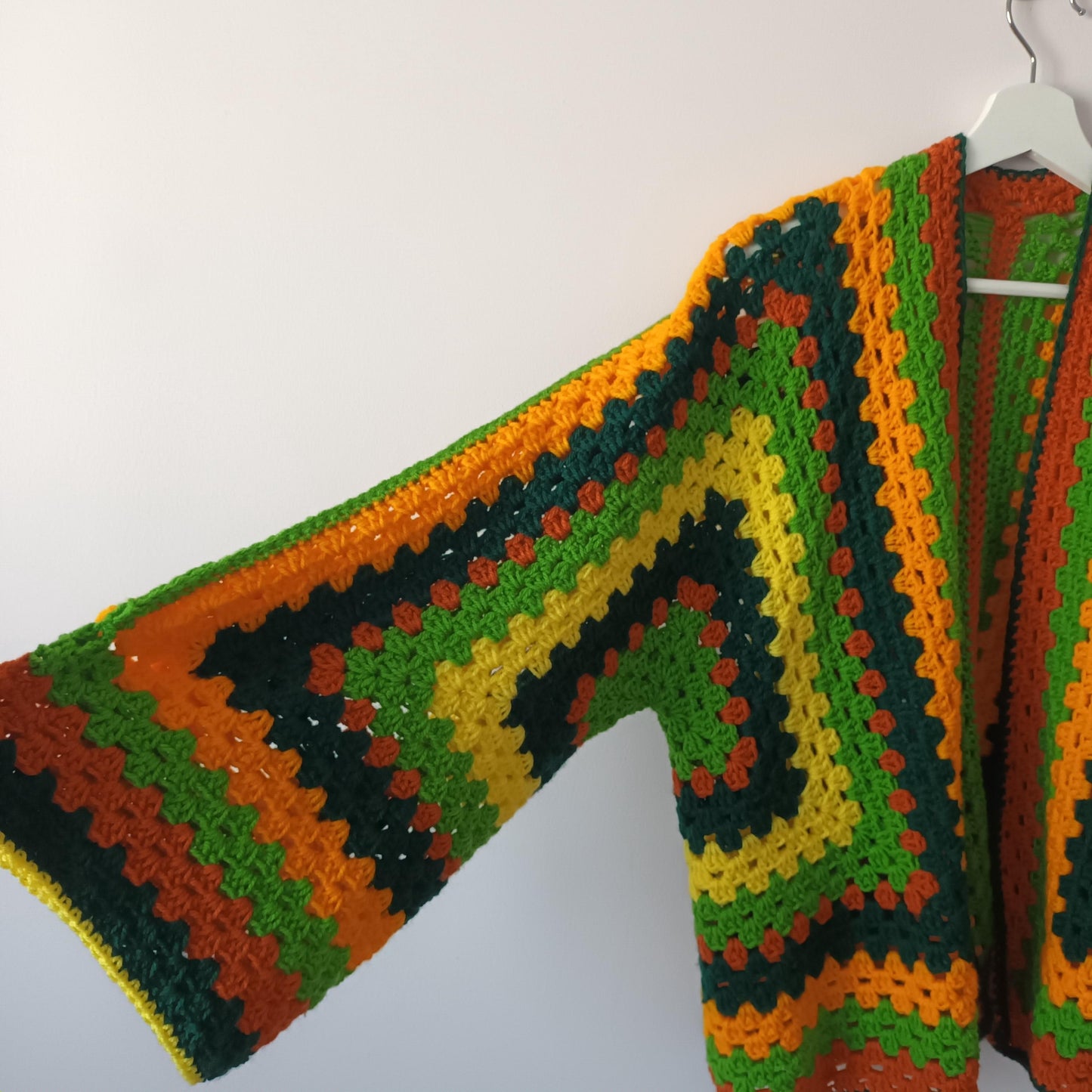 Modèle Crochet Cardigan hexagonal – Patron PDF Crochet