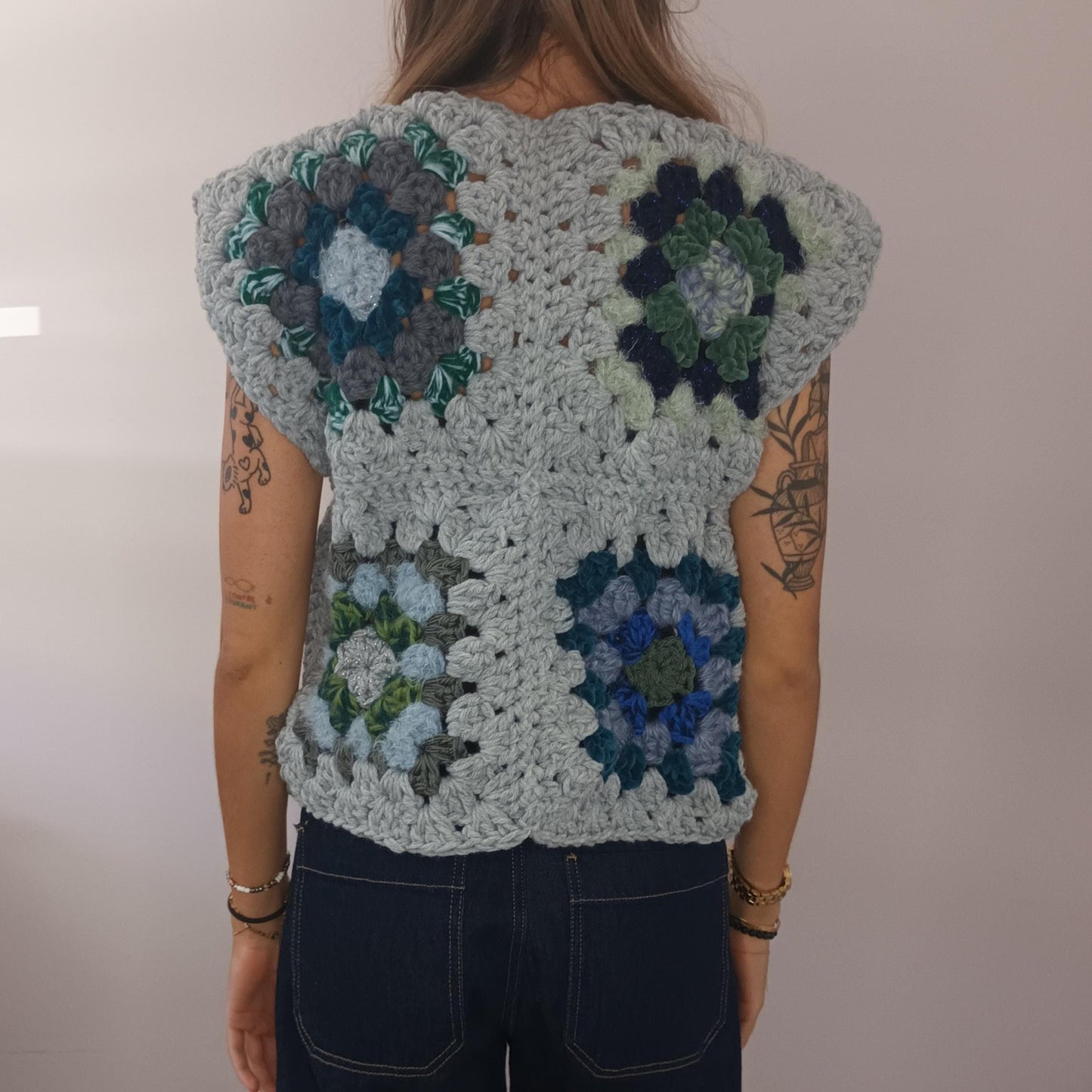 XXL Granny Square Cardigan Crochet Pattern – PDF Crochet Pattern